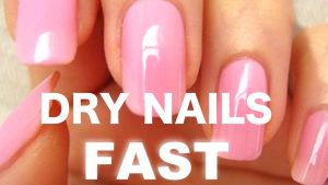 How long does it take for nail polish to dry? 